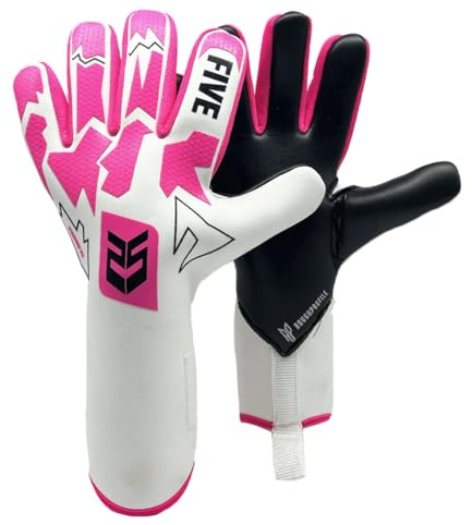 TWOFIVE Spanien'82 Pink Basic, Trainingshandschuhe, robust, für Kinder/Unisex, Handfläche mit robustem Profil, negativer Schnitt