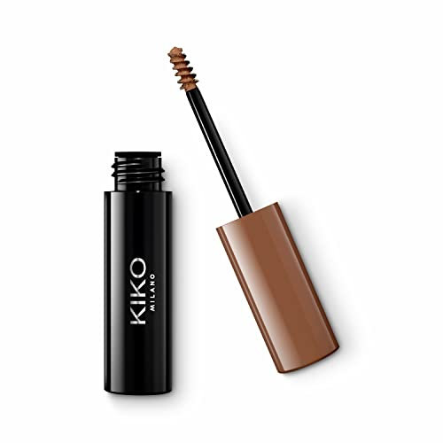 KIKO Milano Eyebrow Fibers Coloured Mascara 03 | Getönte Mascara Mit Pinsel Aus Synthetikfasern Für Gekämmte Und Aufgefüllte Augenbrauen Mit Glänzendem Finish