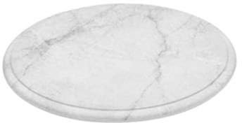 Dalebrook ‎DG511 White Marble Effect Melamine Round Platter 285x14mm