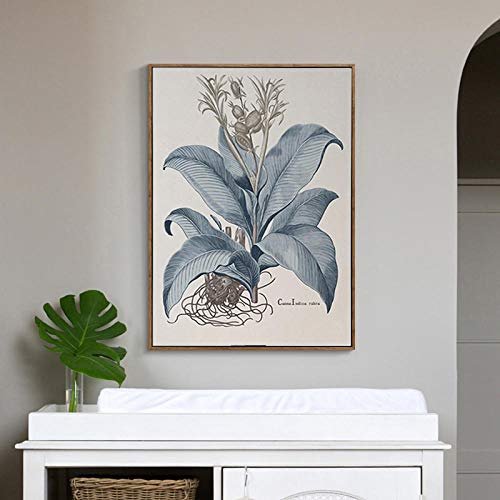 Wallpaper Wallpaper Mural Living Room Decorative Painting Hotel Corridor Nordic Modern Country Cattle and Sheep Garden Bedroom Living Room Wall@Figure 1_50X70CM Vintage Wood Photo Frame