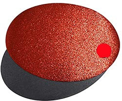 YöL 12 Placemats Set Christmas Red Glitter Oval Festive Xmas Table Home Decor Party Tableware Christmas Decorations