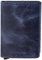 Secrid Mini Wallet Style Vintage Blue Kartenetui aus Vintage Leder, Farbe: Blau, für 4 Karten mit oder 6 Karten ohne Prägung, Maße: 10,2 x 6,5 x 2,1 cm, SV-Blue
