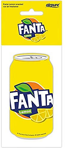 Airpure FANTA Lemon CAN Deodorante per auto da Airpure, Rinfresca l'aria interna del veicolo, deodorante per uomini e donne, profumo fresco, CC-PC-FL-327