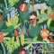 MAGAM-Stoffe Nachts im Jungle Baumwollstoff Oeko-TEX Meterware 50cm (02. Grün)