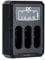 JJC USB Triple Battery Charger for Sony ZV-1F, ZV-1 II, ZV-1, Sony RX100 Series, RX1 RX1R RX1RII CX405 CX440 CX240 etc. Cameras Replaces Sony NP-BX1 (See Description for More Compatibility Cameras)