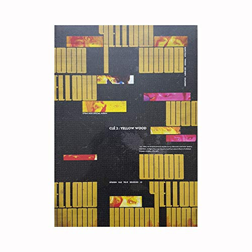 STRAY KIDS CLE 2 : Yellow Wood Special Album (Yellow Wood Version) CD+Poster+Photobook+3 QR Photocards+(Extra 4 Photocards + 1 Double-Sided Photocard)