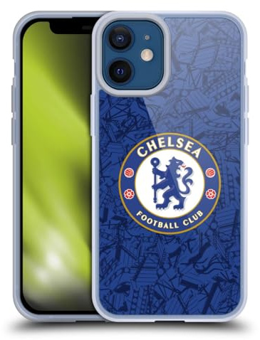 Head Case Designs Officially Licensed Chelsea Football Club Home 2019/20 Kit Gel Case [Military Grade Protection] Compatible With Apple iPhone 12 Mini