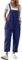 YESNO Women's Dungarees Loose Casual Plus Size Lightweight Sleeveless Overall Long Jumpsuit Playsuit Trousers Pants Dungarees (L PV9UK Navy)