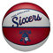 Wilson Mini-Basketball TEAM RETRO, PHILADELPHIA 76ERS, Outdoor, Gummi, Größe: MINI