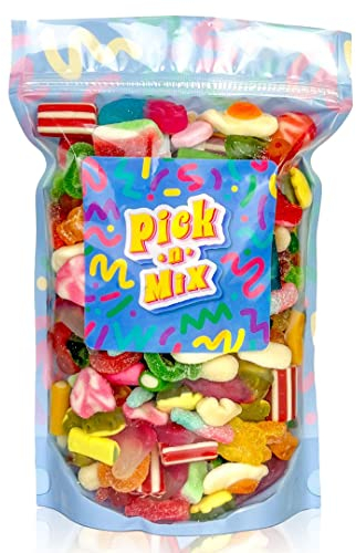 1kg Pick & Mix Sweets - Classic Retro Candy Selection - More than 20 Different Sweets