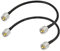 Superbat Cavo RG8X CB 30cm UHF PL259 Maschio a Maschio 50 ohm Bassa Perdita per Radio HAM e CB, Analizzatore di Antenna, Carico Fittizio, Misuratore ROS (2 Pezzi)