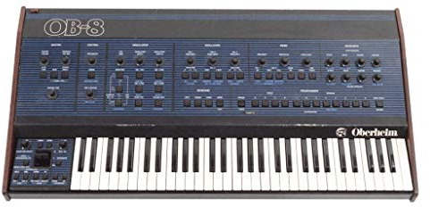 Poster Synthé Retro Oberheim OB8 Analog Synthetizer Vintage