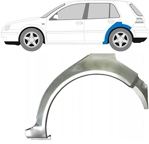 Per Vw Golf 4 1997- 5 porte passaruota posteriore / sinistra