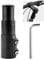 mellystore Lenkererhöhung Fahrrad Lenker Höhenadapter Aluminium Gabelschaftverlängerung Verstellbar Fahrrad Vorbau Adapter Fahrradlenker Erhöhung Fahrrad Gabelschaft Extender für MTB Rennrad 28.6mm