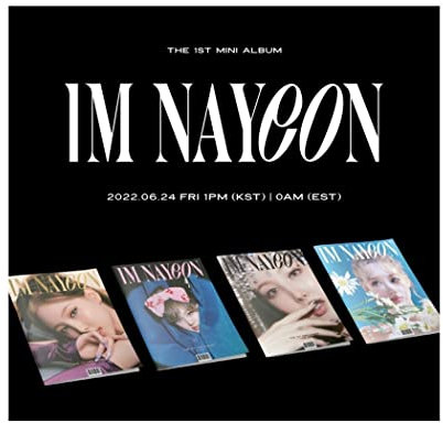 Dreamus NAYEON TWICE - IM NAYEON 1st Mini Album + Vorbestellung Benefit + gefaltetes Poster + extra Photocards Set (POP ver.), 210 x 290 mm, (JYPK1383)