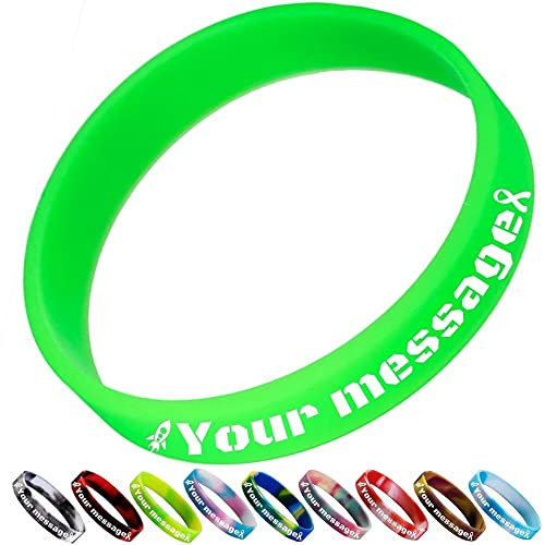 Aokizkdzsw Personalisierbares SOS Armband Silikon personalisiert, Personalisiert Notfallarmband graviert mit Name, Anti-Verlust Gummi-Armband