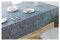 EHOMERY Tischdecke Japan Tischtuch Hochzeit Wellen Tischdecke Baumwolle Uni Check Tablecloth Blau Weiss Tischschutz Dekoration 90X90Cm