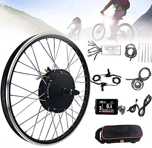48V 1000W 1500W Electric Bicycle Conversion Kit, Rear Wheel Electric Bike Motor Conversion Kit, Smart Motor Controller, Twist Throttle, Dual Mode Controller E-bike Cycling Hub,48V1500W-27.5inch
