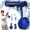 Electric Water Pistol for Adults and Kids | 32Ft Range Automatic Water Guns 434Cc+58Cc Large Capacity | Strongest Water Sprayer Water Squirt Guns for Outdoor Summer Beach Pool Party Toys (Blue-A)