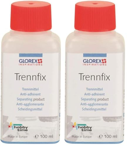 GLOREX 6 2135 00 - Trennfix, 100 ml, universelles Trennmittel, zum Schutz von Gießformen und Originalmodellen (Packung mit 2)