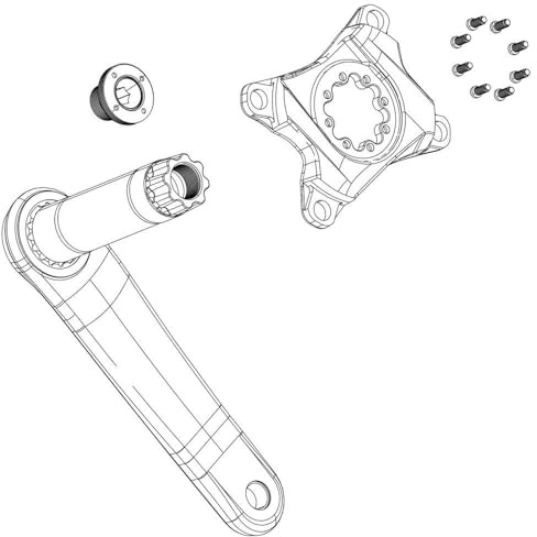 SRAM X0 Eagle T-Type Single Ring Impact/Bash Guard Kit - for 30t Chainring, D1