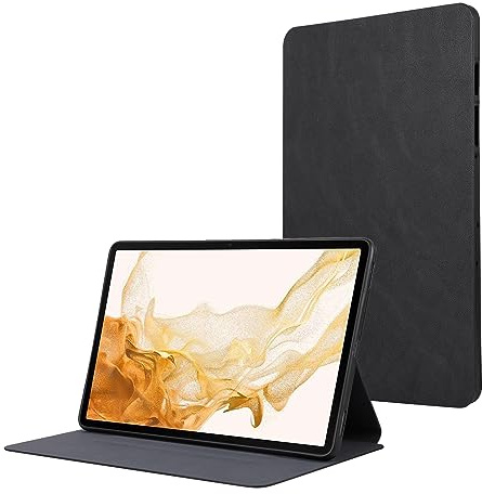 Lobwerk Hülle für Samsung Tab S9+ Plus 2023 SM-X810 SM-X816B SM-X818U 12.4 Zoll Smart Cover Etui mit Standfunktion und Auto Sleep/Wake Funktion