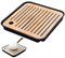 Wudaizhi Bamboo Tea Tray, Mini Bamboo Tea Tray Portable Tasteful Chinese Gongfu Tea Table for Teahouse Home Office