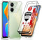 LeYi Funda para Xiaomi Redmi 13C/13 C/Poco C65 4G con [2-Unidades] Cristal Templado, Carcasa Armor Silicona Soft Skin TPU Case Antigolpes Cover, Transparente