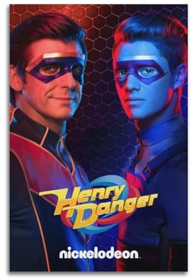 Filmposter Henry Danger, Raumdekor, Poster für Schlafzimmer, Wohnzimmer, Wände, 40 x 60 cm, ungerahmter Stil