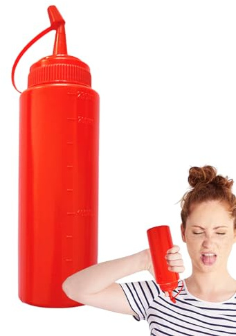 Genikeer Knebelgeschenke Fake Senf Streich Ketchup Flasche | Gefälschte Senf Und Ketchup Sprühflaschen | Lustiges Gefälschtes Squirt Senf Und Ketchup Flaschen Neuheits Streich Für Den Aprilscherz