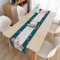 Highdi 3D Table Runners Linen Fabric Table Runner Washable Dining Tablerunner Decorative Cloth for Party, Banquet, Restaurant & Outdoors (romantic petals,33x150cm)