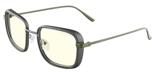 Gunnar Gaming and Computer Eyewear - Fallout Vault 33- Frame Colour: Gunmetal-Olive, Lens Tint: Clear (Blocks 65% Blue Light & 100% UV Light) - Blue Light Blocking Glasses