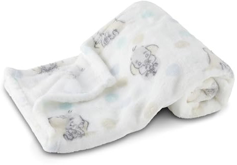 Disney Flanell-Fleece-Babydecke, weich und gemütlich, 76,2 x 101,6 cm, mit Mickey Mouse, Minnie Mouse, Winnie Puuh und Dumbo