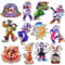 GTOTd FNAF Fridge Magnet（12 Packs) Gifts Merch Cartoon Game Decoartions Bumper Decal Metal Flexible Reuseable Magnetic Decor Teens