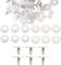 FENGQQKJ Gelenke für Häkeltiere 20 Sätze Kunststoff Teddygelenke Puppen Gelenke DIY Craft Gelenke Weiß Puppen Gelenkscheiben Puppe Herstellung Zubehör 45mm für DIY Projekt