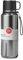 XUDREZ Thermal Flask, Leakproof Stainless Steel Metal Insulated Water Bottle, Double Wall Vacuum Flask for Hot and Cold Drink, Coffee Mug for Gym Travel Sport Hiking (Silver,1000ml)