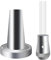 NEOUZA Coffee WDT Tamper Aluminum Multifunctional Espresso Accessories, Built-in Magnet, 0.4mm 8 Stainless Needles, WDT Holder, Ripple Base (Silver, 51mm)