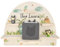 Geschenkfreude Personalisiertes Toniebox Regal für Kinderzimmer - Kinder Wandregal für Tonie Hörfiguren - Magnetisches Tonie Wandregal zur aufbewahrung von Tonieboxen und Figuren – Dino