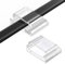 AGPTEK 60 Stück Kabelclips, selbstklebend, verstellbar, Premium-Acrylkabel, zur Aufbewahrung von elektrischen Drähten, Kabelbinder, für Organizer Büro/PC/Ladegerät/Lampe/Led Strip, Transparent