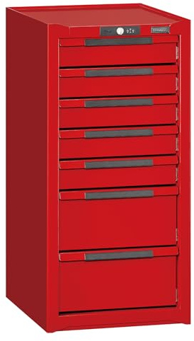 Teng Tools 7 Drawer PRO35 Compact Red Side Cabinet - TSC15R7