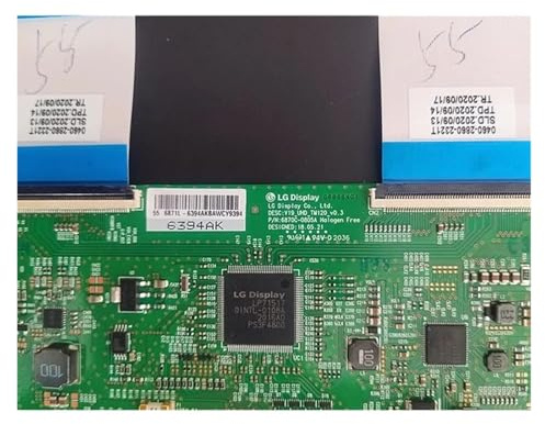 Kompatibel for LG, T-Con 6870C-0805A V19_UHD_TM120_V0.3 6871L-6394A 6871L-5898A 6871L-6394B 6871L-05926A Logic Board Ist for 55Q20300 65PFL5604/F7 A(55inch)