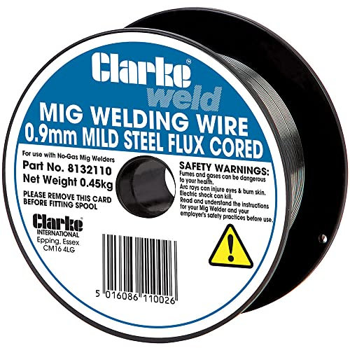 Clarke Weld No Gas Flux Cored Welding Wire 0.9mm x 0.45kg
