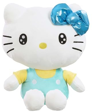 Hello Kitty My Bestie Forever Plush, 36cm Green Soft Toy, Cute Hello Kitty Character with Green Outfit, Official Licensed Sanrio Merchandise, for Fans, Suitable for Ages 4+