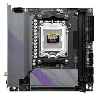 La Carte mère AM5 Prend en Charge Les processeurs AMD Ryzen série 7000 et la mémoire DDR5 Double Canal RA-M ITX B650i Night Devil