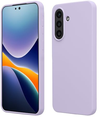kwmobile Handyhülle für Samsung Galaxy A57 5G Hülle - Case Silikon - Kabelloses Laden - Schutzhülle Cover in Lavendel