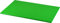 Grunwerg High Density Plastic Chopping Board, Green, 44 x 30 x 1 cm, CB-1218G
