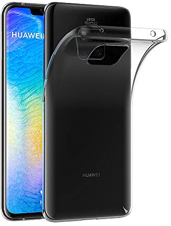 AICEK Cover Huawei Mate 20 Pro, Cover Huawei Mate 20 Pro Silicone Case Molle di TPU Trasparente Sottile Custodia per Mate 20 Pro (6.39 Pollici)