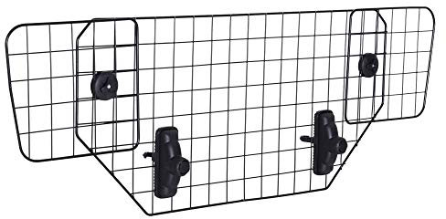 pawhut Heavy Duty Pet Dog Guard Wire Mesh Car Barrier Adjustable Auto SUVs Vehicle Fence Safety Grill Black