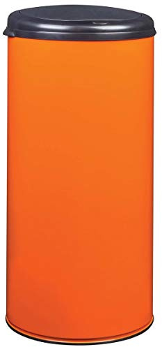 Poubelle à Ouverture par Pression, 45 L, Orange