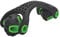 Schildkröt® Massage Roller, Selbstmassage Roller, Körpermassageroller, Faszienroller, schwarz-grün, 2 Noppen-Rollen Ø 55mm, gegen Verspannungen, 960150